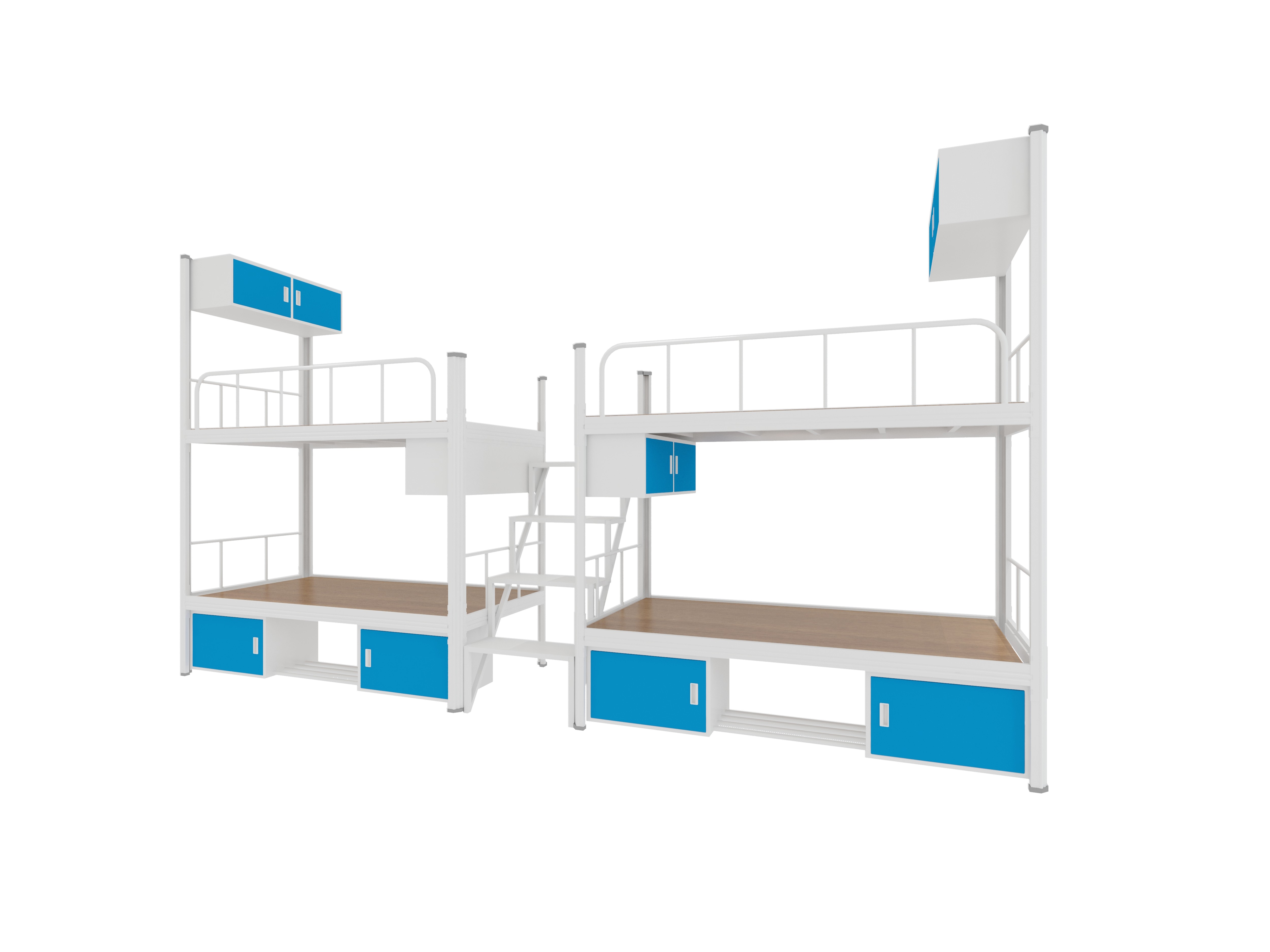 如何利用雙層鐵床來規劃宿舍