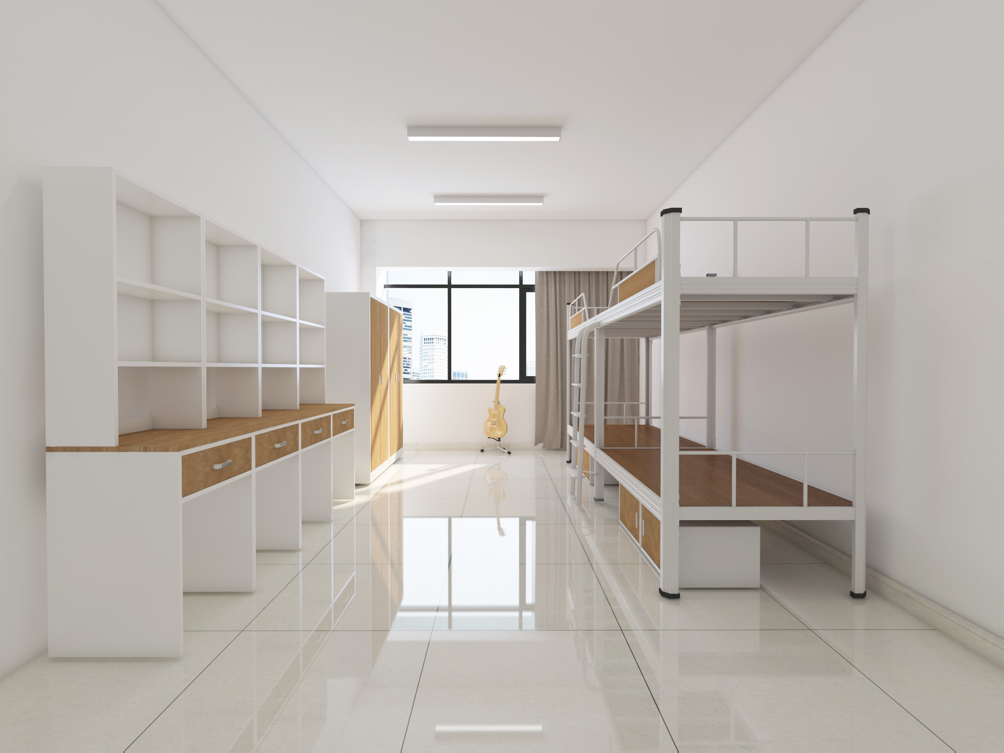 是什么讓雙層鐵床成為宿舍家具？