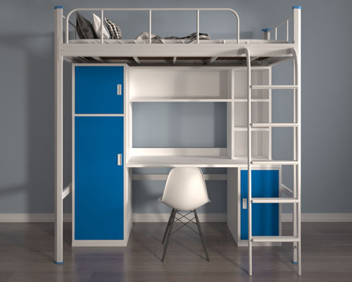 宿舍鐵床的安裝圖解，你們見過嗎？