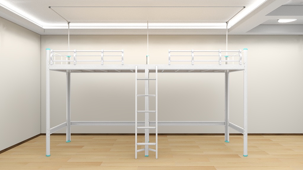 鐵架高低床長寬高是多少？