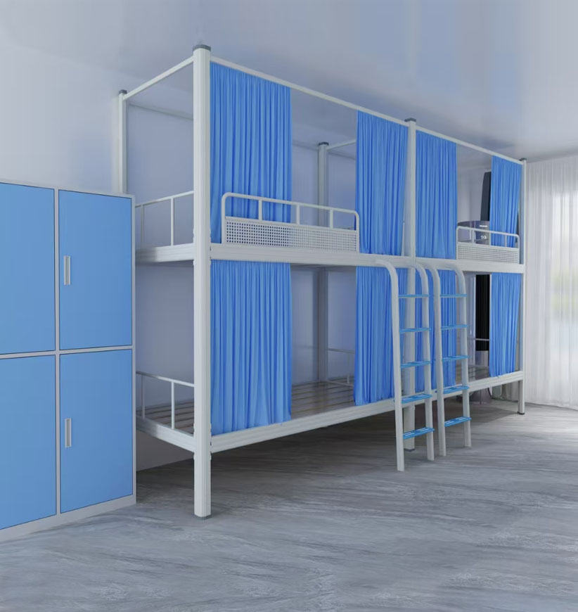 兩連體雙層鐵床帶床簾好用嗎？